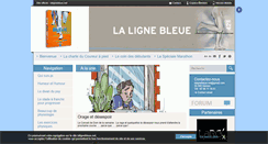 Desktop Screenshot of lalignebleue.net