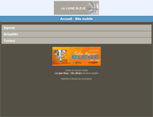 Tablet Screenshot of lalignebleue.net